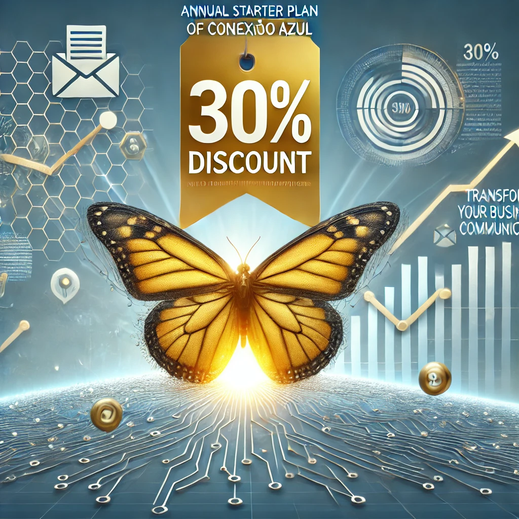 Plano Inicial Anual da Conexão Azul – 30% de Desconto para Transformar a Comunicação do seu Negócio